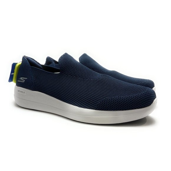 Skechers Men's Go Walk Stability Good Year Outsoles Navy Slip On Shoes Size 14 M - Picture 4 of 9